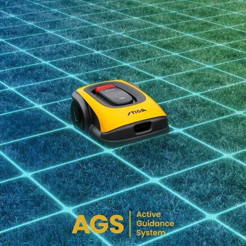 STIGA A750 Autonomer Roboter-Rasenmäher. Rasenroboter ohne Begrenzungskabel (max. 900m²). App-Steuerung, 45% Steigung, 5 Mähzonen. Rasenroboter mit GPS RTK Navigation & 4G