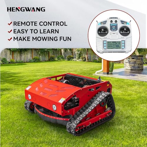 Mähroboter, intelligenter Mähroboter, geländegängiger, Ferngesteuerter Schneeräumroboter, Elektrostart, Höhenverstellung, rutschsichere Kletterraupe HW 452 80L