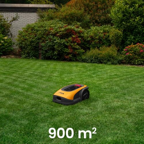 STIGA A750 Autonomer Roboter-Rasenmäher. Rasenroboter ohne Begrenzungskabel (max. 900m²). App-Steuerung, 45% Steigung, 5 Mähzonen. Rasenroboter mit GPS RTK Navigation & 4G