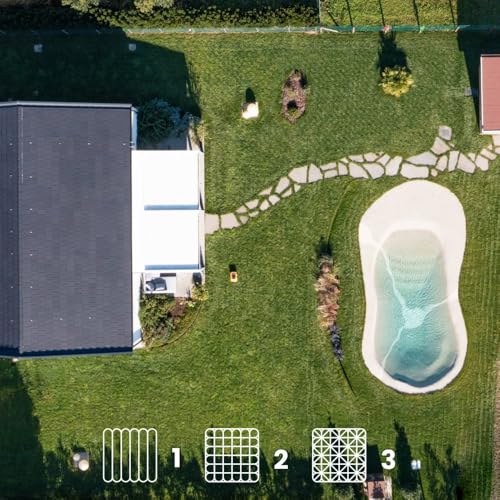 STIGA A750 Autonomer Roboter-Rasenmäher. Rasenroboter ohne Begrenzungskabel (max. 900m²). App-Steuerung, 45% Steigung, 5 Mähzonen. Rasenroboter mit GPS RTK Navigation & 4G