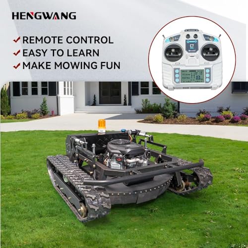 Mähroboter, intelligenter Mähroboter, geländegängiger, Ferngesteuerter Schneeräumroboter, Elektrostart, Höhenverstellung, rutschsichere Kletterraupe HW 810-90