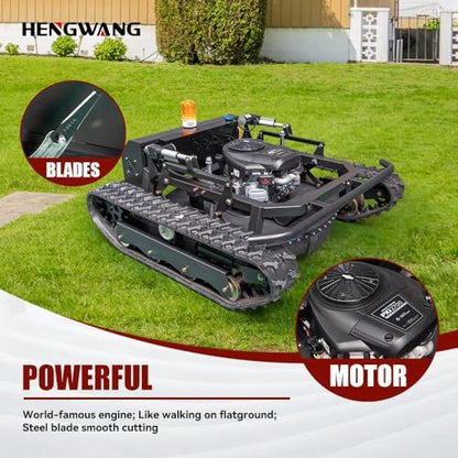 Mähroboter, intelligenter Mähroboter, geländegängiger, Ferngesteuerter Schneeräumroboter, Elektrostart, Höhenverstellung, rutschsichere Kletterraupe HW 810-90