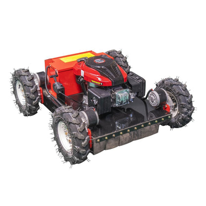 Mähroboter, intelligenter Mähroboter, geländegängiger, Ferngesteuerter Schneeräumroboter, Elektrostart, Höhenverstellung, rutschsichere Kletterraupe HW-196-55JY