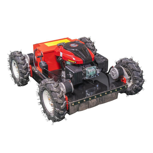 Mähroboter, intelligenter Mähroboter, geländegängiger, Ferngesteuerter Schneeräumroboter, Elektrostart, Höhenverstellung, rutschsichere Kletterraupe HW-196-55JY