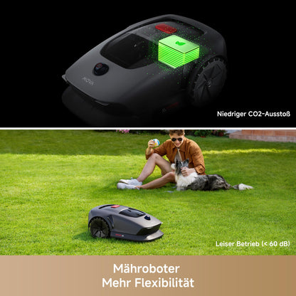 MOVA 600, Rasenmäher Roboter 3D-LiDAR kabellose Einrichtung & genaue Kartierung bis 600 m²