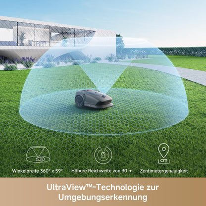 MOVA 600, Rasenmäher Roboter 3D-LiDAR kabellose Einrichtung & genaue Kartierung bis 600 m²